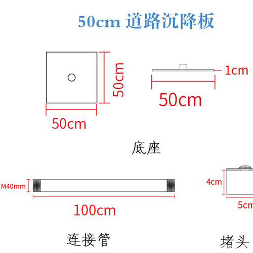 云浮沉降板规格型号如何选择?